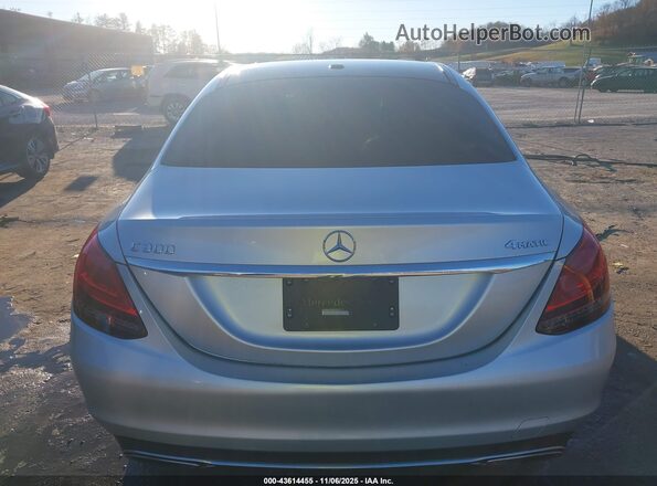 55SWF8EB9KU300317 2019 MERCEDES-BENZ C-CLASS Silver 