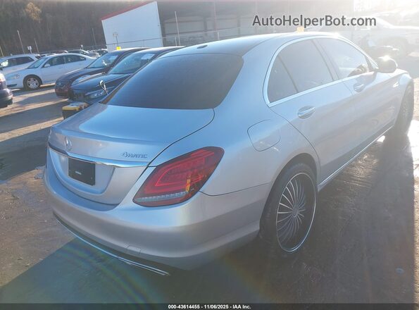55SWF8EB9KU300317 2019 MERCEDES-BENZ C-CLASS Silver უკანა მარჯვენა