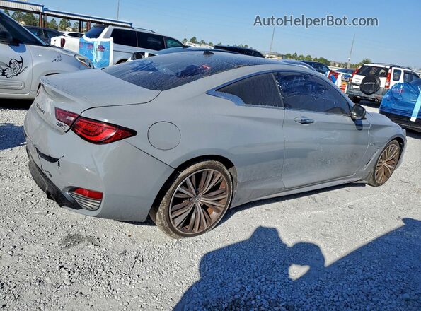 JN1EV7EL7HM553867 2017 INFINITI Q60 Gray Передня права чверть