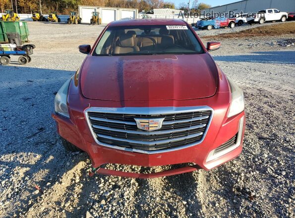 1G6AP5SX4G0196156 2016 CADILLAC CTS Красный Вид сзади