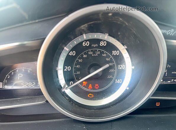JM1DKBB71G0123172 2016 MAZDA CX-3 Черный Вид щитка приборов