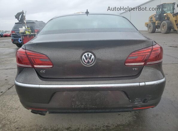 WVWKP7AN1HE501260 2017 VOLKSWAGEN CC Коричневый Вид салона спереди