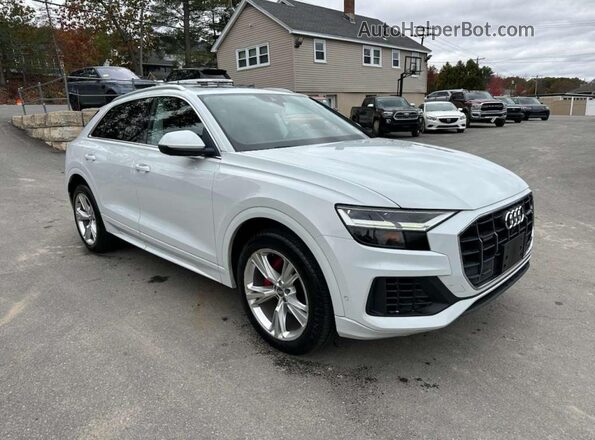 WA1BVAF12KD030347 2019 AUDI Q8 Белый Вид спереди