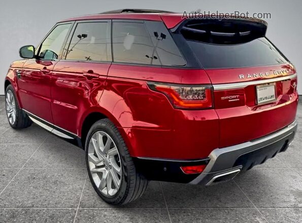 SALWR2RU3KA861258 2019 LAND ROVER RANGE Красный Передняя правая четверть
