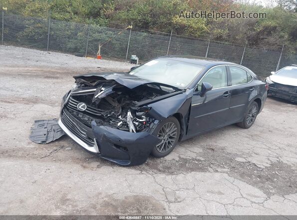 58ABK1GG2JU099740 2018 LEXUS ES 350 Dark Blue Передняя левая четверть
