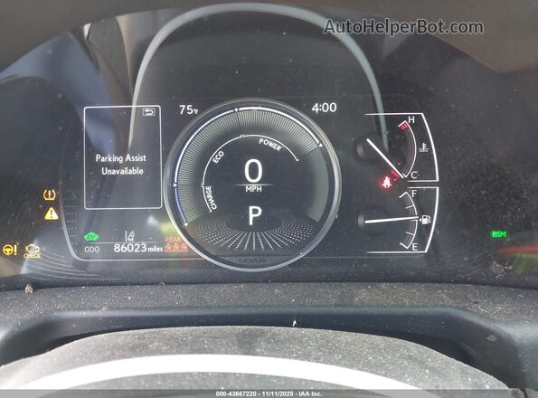 58ADA1C18RU047215 2024 LEXUS ES 300H Черный Вид задних сидений