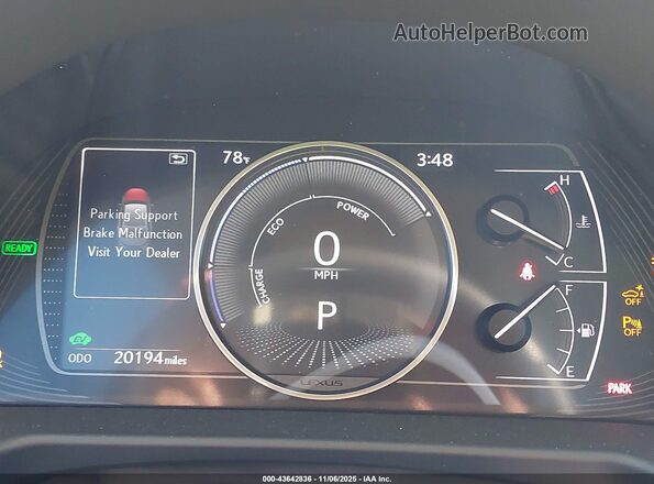 58ADA1C1XRU047121 2024 LEXUS ES 300H Синий Вид задних сидений