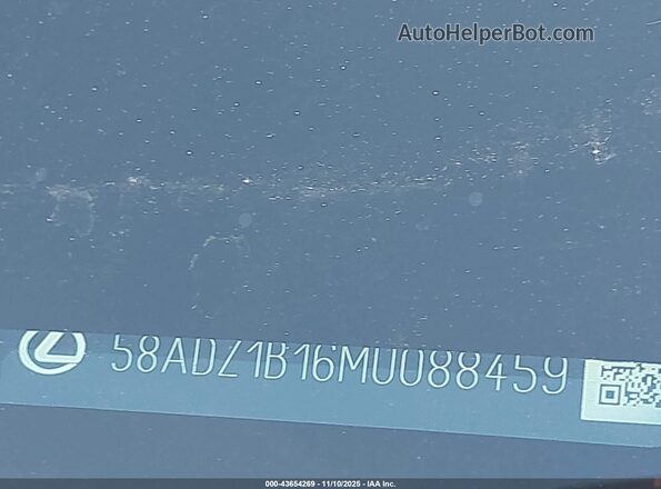 58ADZ1B16MU088459 2021 LEXUS ES 350 Белый 