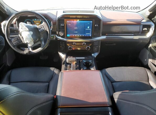 1FTFW1E82NKE30430 2022 FORD F150 Белый Вид щитка приборов