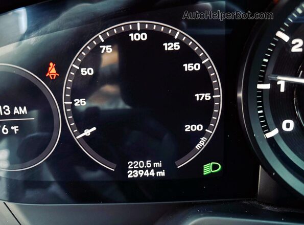 WP0CB2A93LS262748 2020 PORSCHE 911 Black Widok zestawu wskaźników