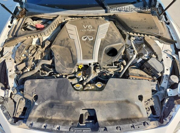 JN1EV7APXHM737757 2017 INFINITI Q50 Белый Вид подкапотного пространства