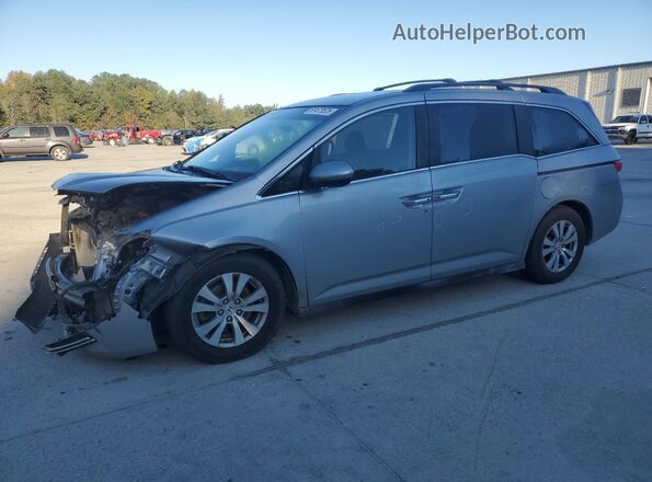 5FNRL5H32HB007670 2017 HONDA ODYSSEY Серый Передняя левая четверть