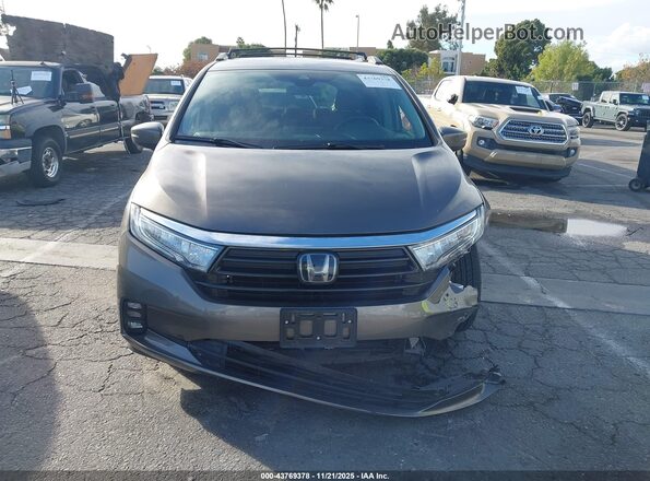 5FNRL6H53NB031074 2022 HONDA ODYSSEY Серый Вид щитка приборов