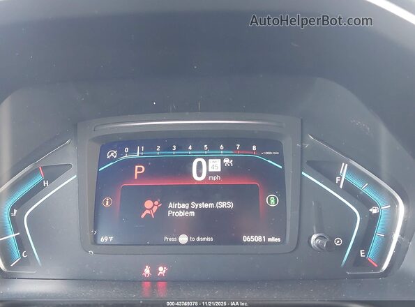 5FNRL6H53NB031074 2022 HONDA ODYSSEY Серый Вид задних сидений