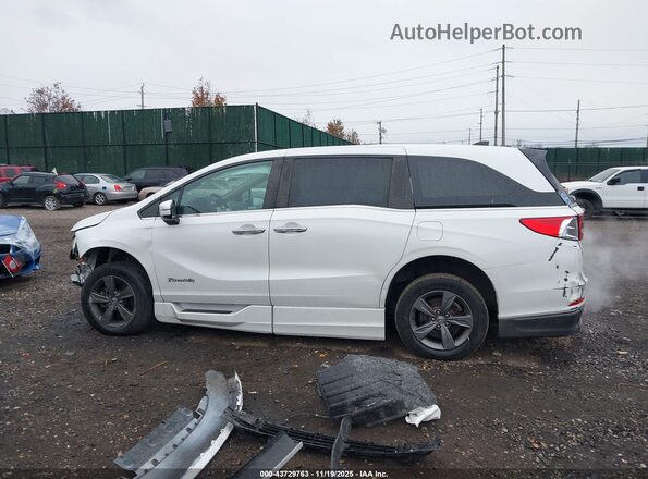 5FNRL6H58MB036303 2021 HONDA ODYSSEY Белый Панорамный вид салона 360°