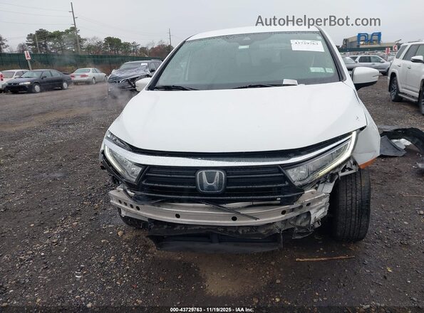 5FNRL6H58MB036303 2021 HONDA ODYSSEY Белый Вид щитка приборов