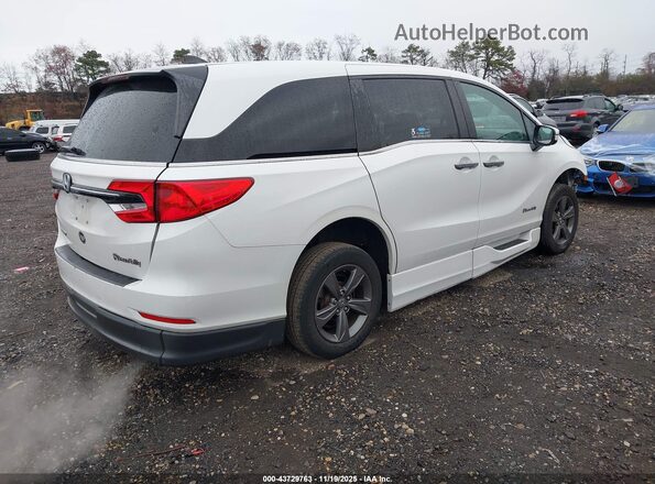 5FNRL6H58MB036303 2021 HONDA ODYSSEY Белый Задняя правая четверть