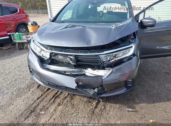 5FNRL6H63RB065286 2024 HONDA ODYSSEY Gray Widok z przodu