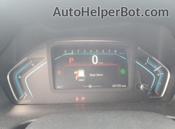 5FNRL6H67PB058337 2023 HONDA ODYSSEY Black Вид щитка приладів