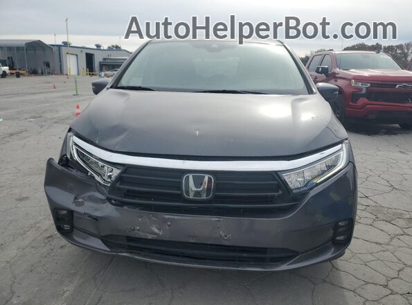5FNRL6H67PB058337 2023 HONDA ODYSSEY Black Вид спереду
