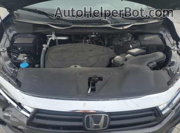 5FNRL6H67PB058337 2023 HONDA ODYSSEY Black Вид підкапотного простору