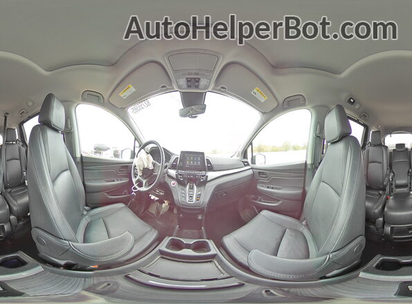 5FNRL6H67PB058337 2023 HONDA ODYSSEY Black Панорамний вид салону 360°