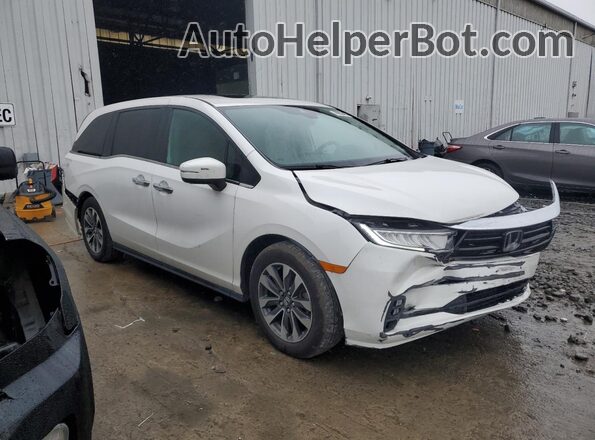 5FNRL6H67RB051598 2024 HONDA ODYSSEY Белый Передняя правая четверть