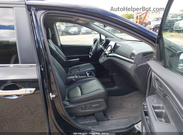 5FNRL6H68RB018609 2024 HONDA ODYSSEY Black Widok wnętrza z przodu