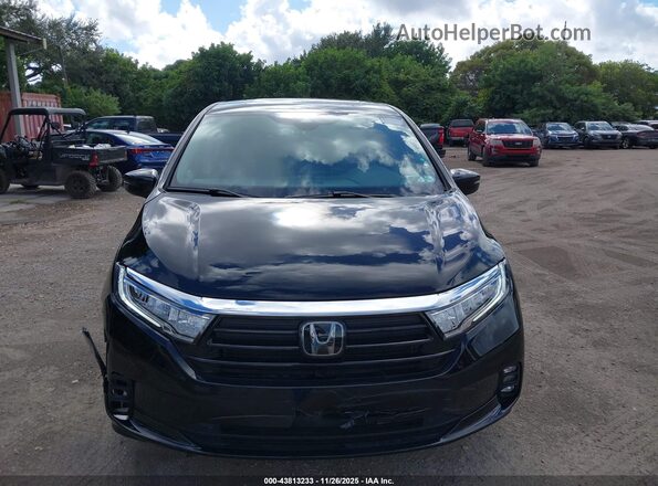 5FNRL6H68RB018609 2024 HONDA ODYSSEY Black Widok zestawu wskaźników