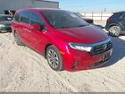 2022 Honda Odyssey Ex-l Red vin: 5FNRL6H76NB000497