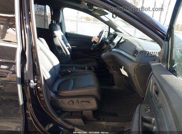 5FNRL6H76RB004586 2024 HONDA ODYSSEY Черный Вид салона спереди