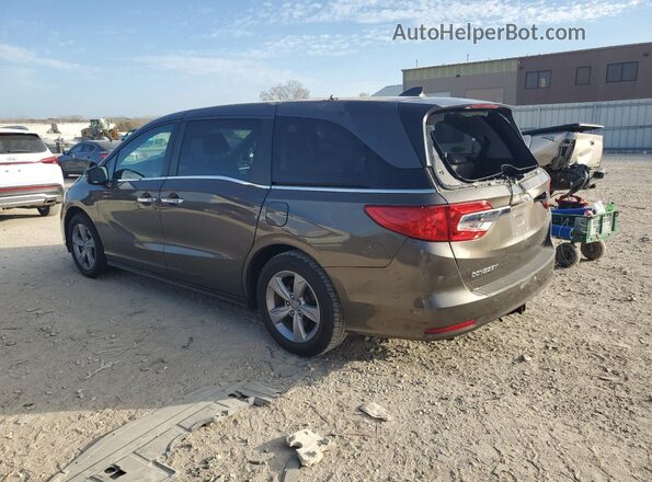 5FNRL6H78KB076931 2019 HONDA ODYSSEY Gray Հետևի ձախ