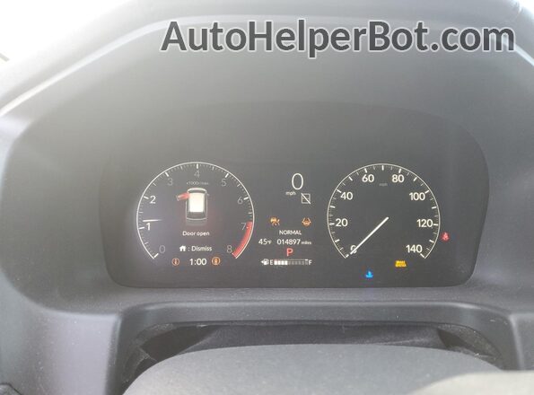 5FNRL6H81SB002453 2025 HONDA ODYSSEY Gray Widok zestawu wskaźników
