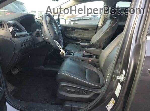 5FNRL6H81SB002453 2025 HONDA ODYSSEY Gray Widok wnętrza z przodu