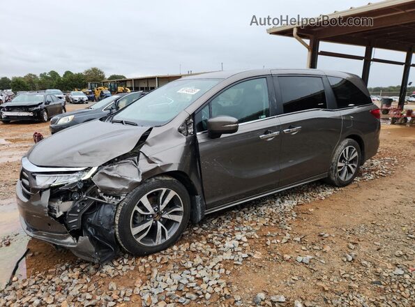 5FNRL6H82NB037300 2022 HONDA ODYSSEY Серый Передняя левая четверть