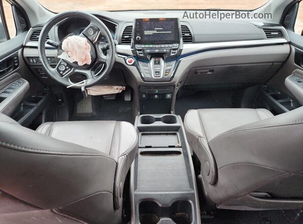 5FNRL6H82NB037300 2022 HONDA ODYSSEY Серый Вид панели приборов