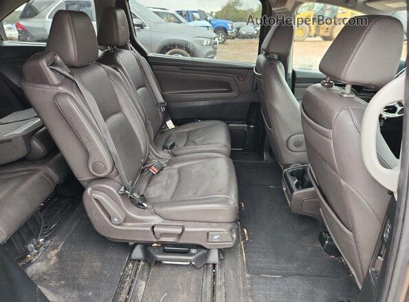 5FNRL6H82NB037300 2022 HONDA ODYSSEY Серый Вид задней части салона