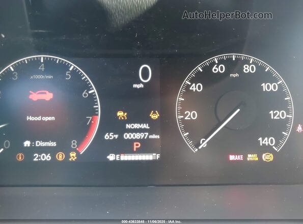5FNRL6H86TB015099 2026 HONDA ODYSSEY Серый Вид задних сидений