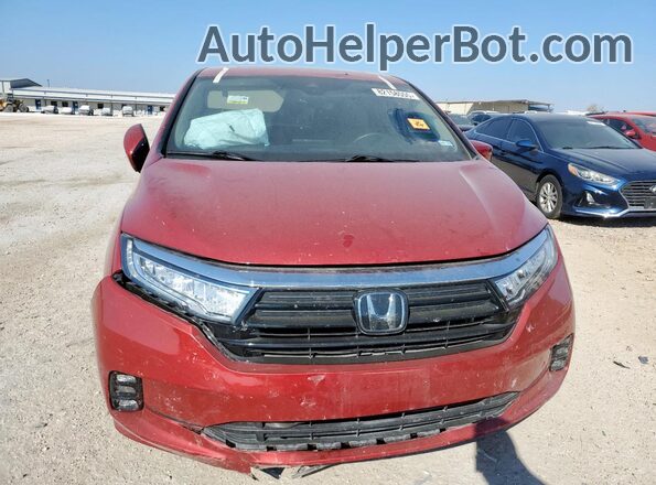 5FNRL6H93PB023305 2023 HONDA ODYSSEY Красный Вид спереди