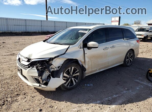 5FNRL6H99JB100749 2018 HONDA ODYSSEY White Передня ліва чверть