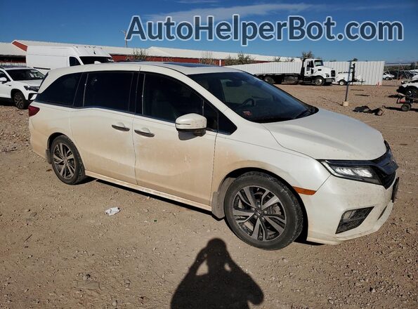 5FNRL6H99JB100749 2018 HONDA ODYSSEY White Передня права чверть