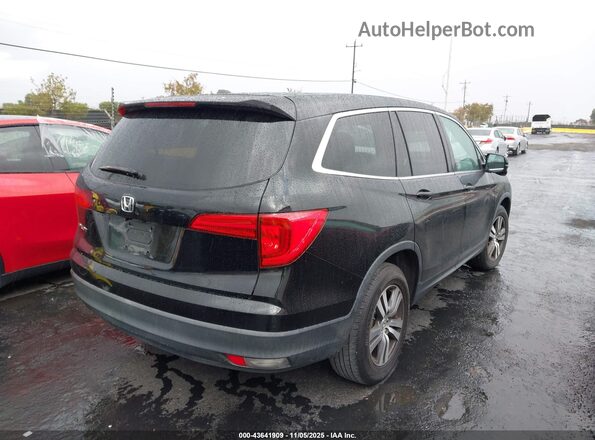 5FNYF5H57JB023972 2018 HONDA PILOT Черный Задняя правая четверть