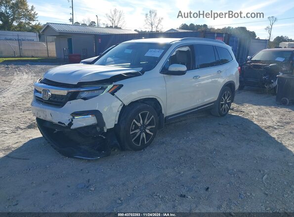 5FNYF6H01KB024451 2019 HONDA PILOT Белый Передняя левая четверть