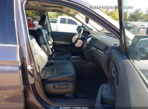 5FNYF6H62MB033604 2021 HONDA PILOT Серый Вид салона спереди