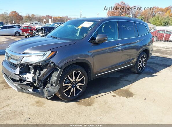5FNYF6H62MB033604 2021 HONDA PILOT Серый Передняя левая четверть
