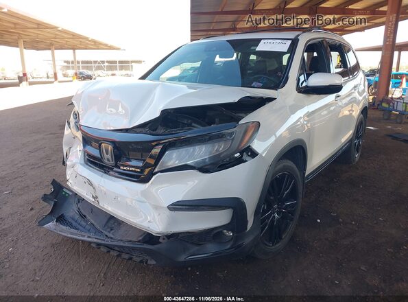 5FNYF6H73NB008107 2022 HONDA PILOT Белый Передняя левая четверть