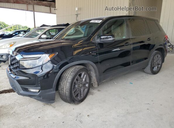 5FNYF7H50NB005377 2022 HONDA PASSPORT Черный Передняя левая четверть