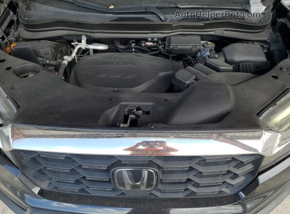 5FNYF7H50NB005377 2022 HONDA PASSPORT Черный Вид подкапотного пространства