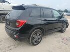 2020 Honda Passport Exl Черный vin: 5FNYF7H54LB000258