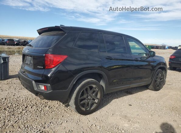 5FNYF8H52NB030478 2022 HONDA PASSPORT Черный Задняя правая четверть